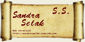 Sandra Selak vizit kartica
